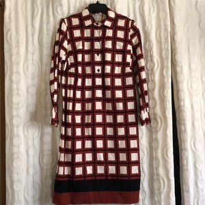 Vintage Marimekko shirt dress 1973